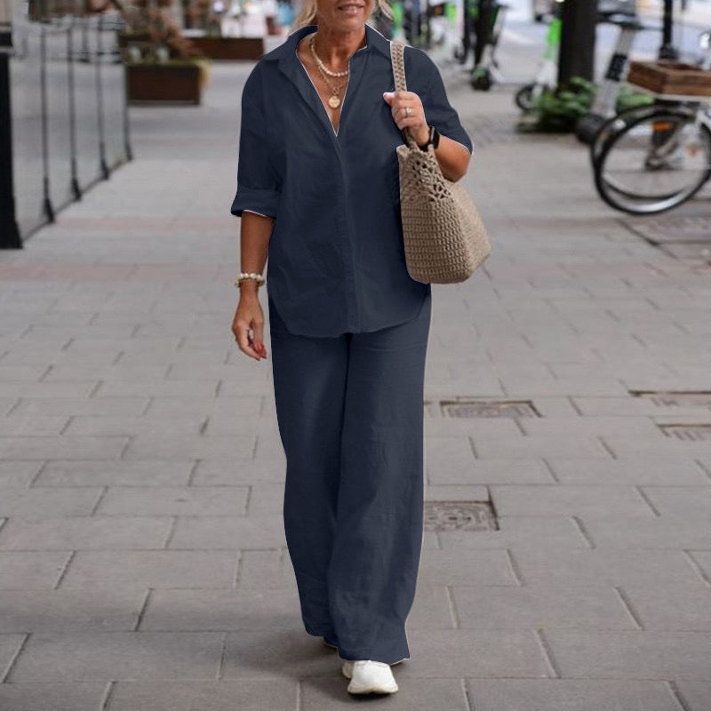 The Relaxed Shirt & Trousers Two-Piece Set